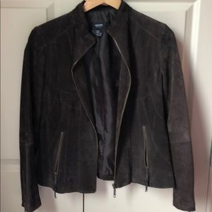 Brown suede jacket size M